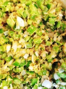 gumbo roue and veggies