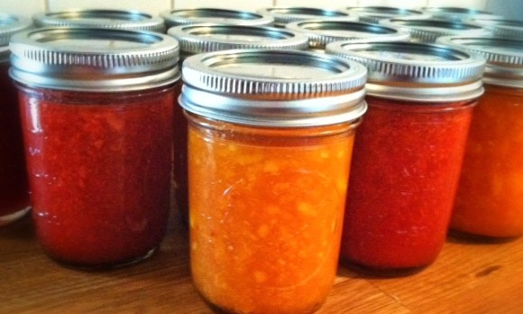 Strawberry and Peach