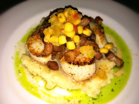 scallops twisted fork