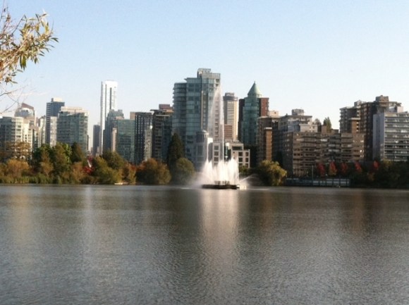 Stanley park city view