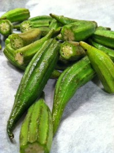 raw okra