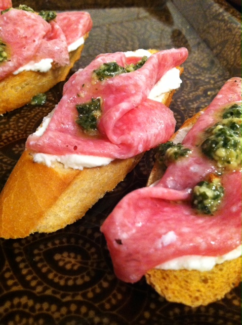 10 minute crostini